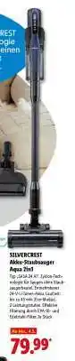 Lidl SILVERCREST Akku-Staubsauger Aqua 2in1 Angebot
