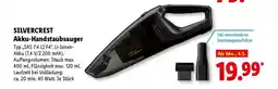 Lidl SILVERCREST Akku-Handstaubsauger Angebot