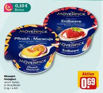REWE Mövenpick Feinjoghurt Angebot