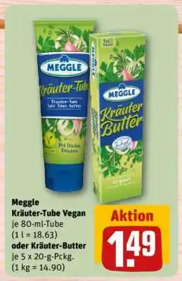 REWE Meggle Kräuter-Tube Vegan Angebot