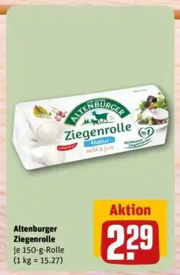 REWE Altenburger Ziegenrolle Angebot
