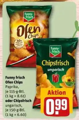 REWE FUNNY-FRISCH Ofen-Chips Angebot