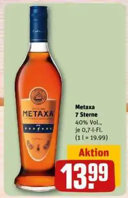REWE METAXA 7 Sterne Angebot