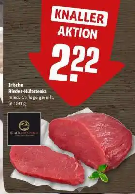 REWE Irische Rinder-Hüftsteaks Angebot