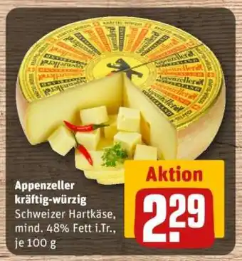 REWE Appenzeller kräftig-würzig Angebot