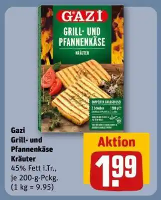REWE Gazi Grill- und Pfannenkäse Kräuter Angebot