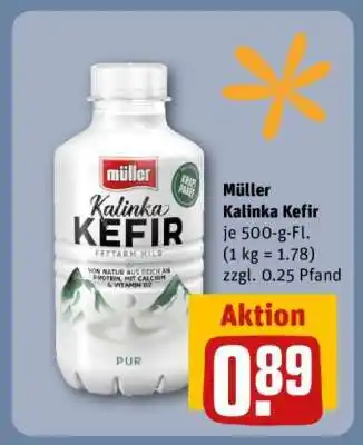 REWE Müller Kalinka Kefir Angebot