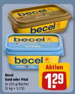 REWE Becel Gold oder Vital Angebot