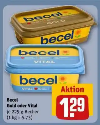 REWE Becel Gold oder Vital Angebot