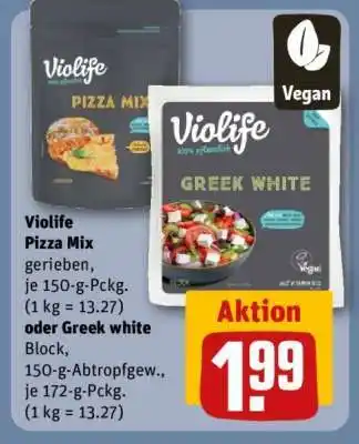 REWE Violife Pizza Mix oder Greek white Angebot