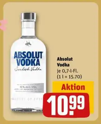 REWE Absolut Vodka Angebot
