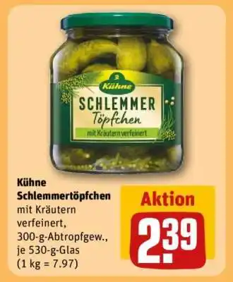 REWE Kühne Schlemmertöpfchen Angebot
