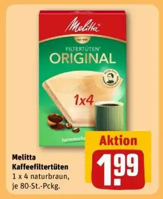 REWE Melitta Kaffeefiltertüten Angebot