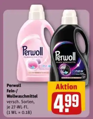 REWE Perwoll Fein-/Wollwaschmittel Angebot
