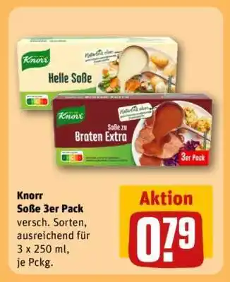 REWE Knorr Soße 3er-Pack Angebot
