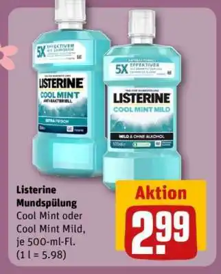 REWE LISTERINE Mundspülung Angebot