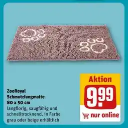 REWE ZooRoyal Schmutzfangmatte 80 x 50 cm Angebot