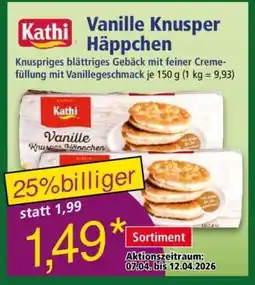 Norma Vanille Knusper Häppchen Angebot
