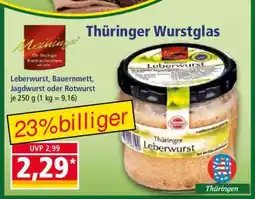 Norma Thüringer Wurstglas Angebot
