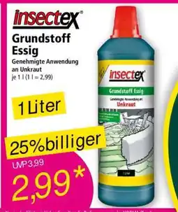 Norma insectex Grundstoff Essig Angebot