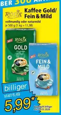 Norma Kaffee Gold/Fein & Mild Angebot