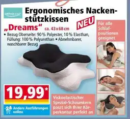 Norma Ergonomisches Nackenstützkissen Dreams Angebot