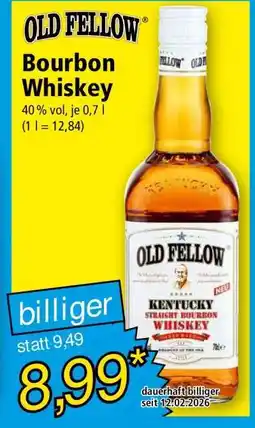 Norma OLD FELLOW Bourbon Whiskey Angebot