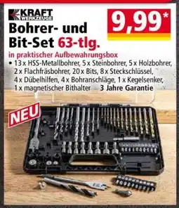 Norma Bohrer- und Bit-Set 63-tlg Angebot