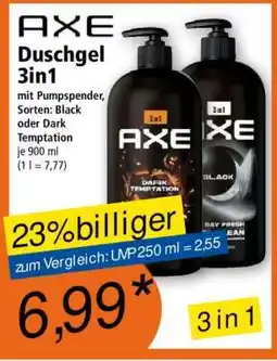 Norma AXE Duschgel 3in1 Angebot