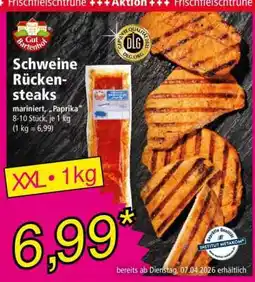 Norma Schweine-Rückensteaks Angebot