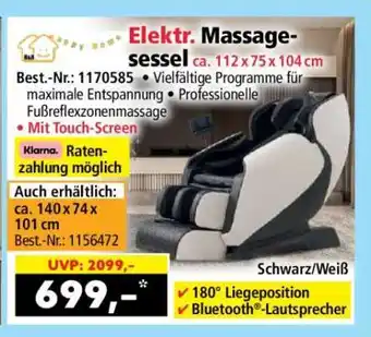 Norma Elektr. Massagesessel Angebot