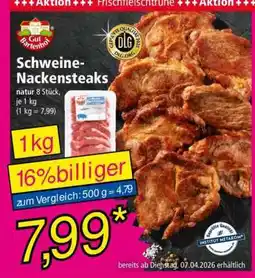 Norma Schweine- nackensteaks Angebot