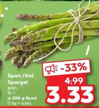 Kaufland Span./ital. Spargel Angebot