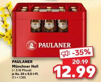 Kaufland Paulaner Münchner Hell Angebot
