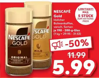 Kaufland Nescafé Gold Angebot