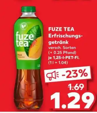 Kaufland FUZE TEA Erfrischungsgetränk Angebot