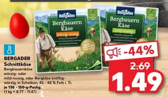 Kaufland BERGADER Schnittkäse Angebot
