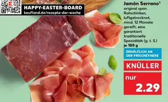 Kaufland Jamón Serrano Angebot
