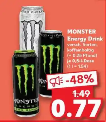 Kaufland Monster energy drink Angebot
