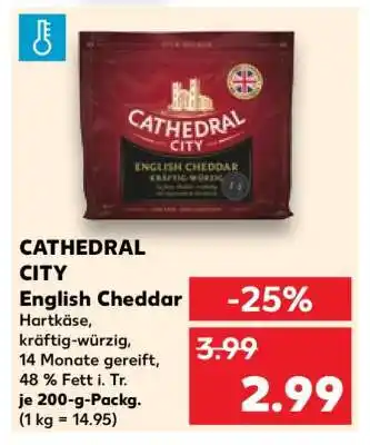 Kaufland CATHEDRAL CITY English Cheddar Angebot