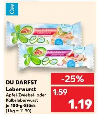 Kaufland DU DARFST Leberwurst Angebot