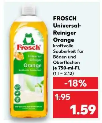 Kaufland FROSCH Universal-Reiniger* Orange Angebot