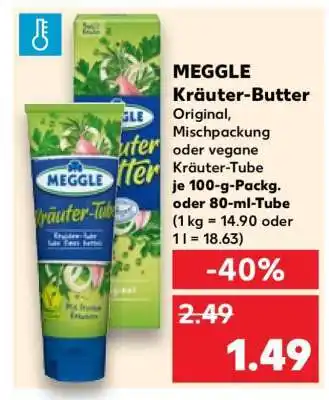 Kaufland Meggle Kräuter- butter Angebot