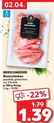 Kaufland BERSCHNEIDER Nussschinken Angebot