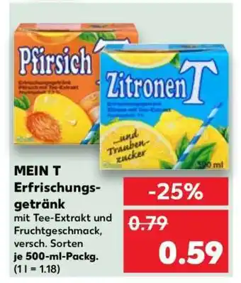 Kaufland MEIN T Erfrischungsgetränk Angebot