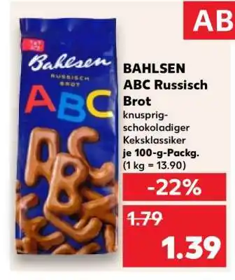 Kaufland Bahlsen ABC Russisch Brot Angebot