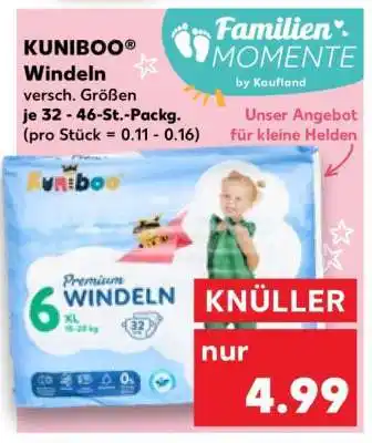 Kaufland KUNIBOO Windeln Angebot