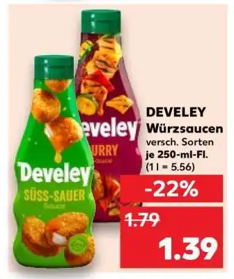 Kaufland DEVELEY Würzsaucen Angebot