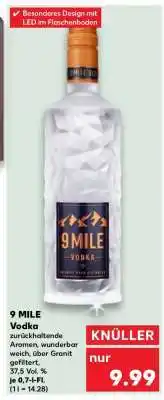 Kaufland 9 MILE Vodka Angebot