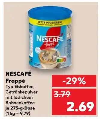 Kaufland Nescafé frappé Angebot